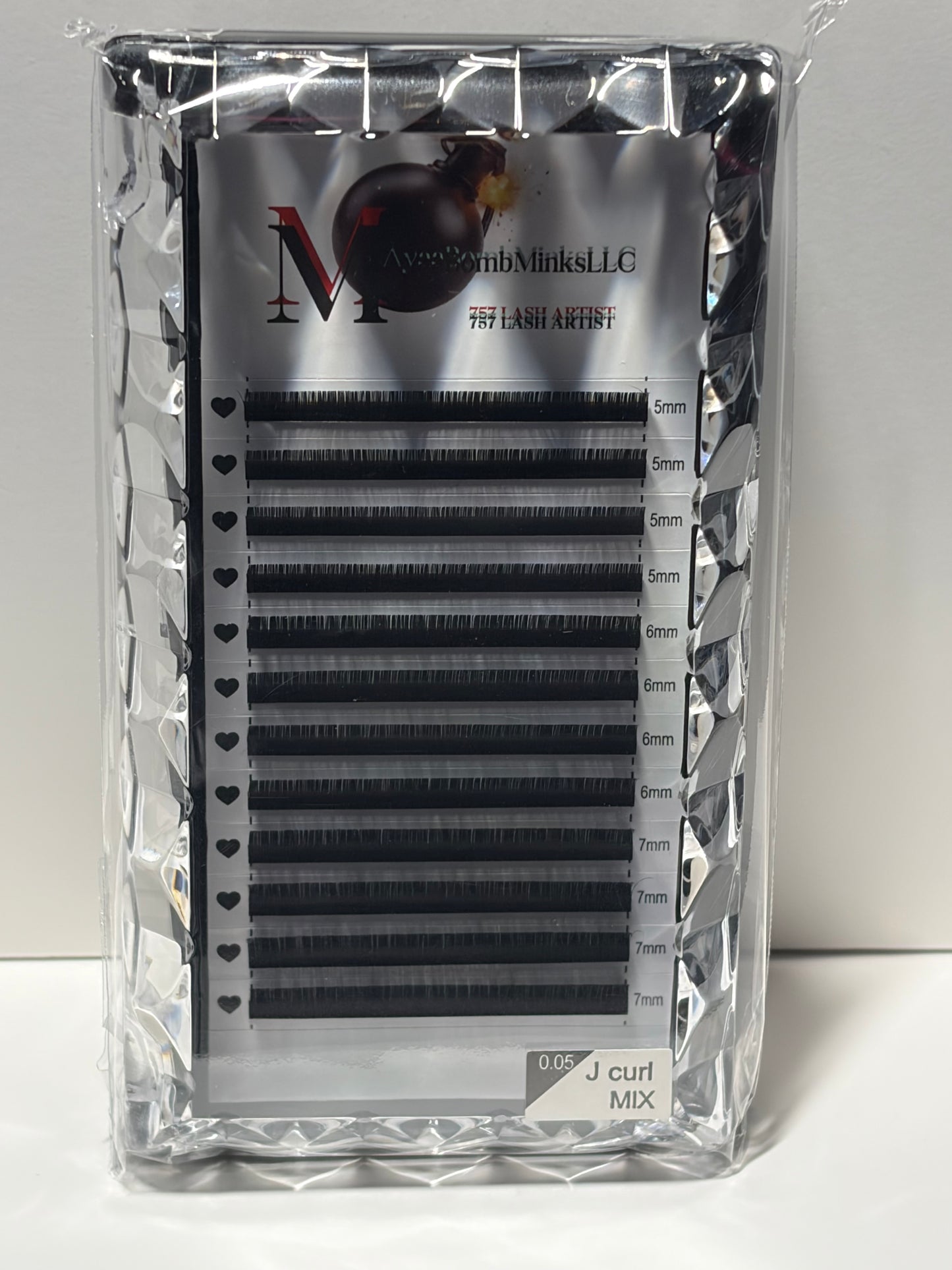 5-7mm J Curl 0.07 thickness bottom Trays